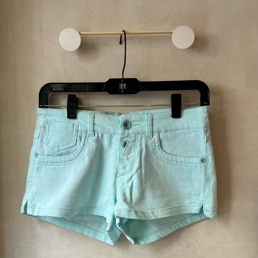 Vintage Mint Jean Shorts